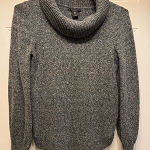 Tahari Charcoal Cowl Neck Sweater
